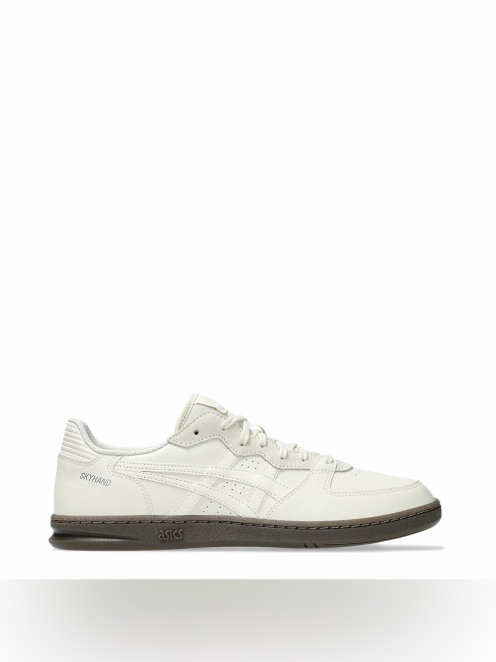 Asics Skyhand Men's Sneakers in Off-White with Brown Sole
